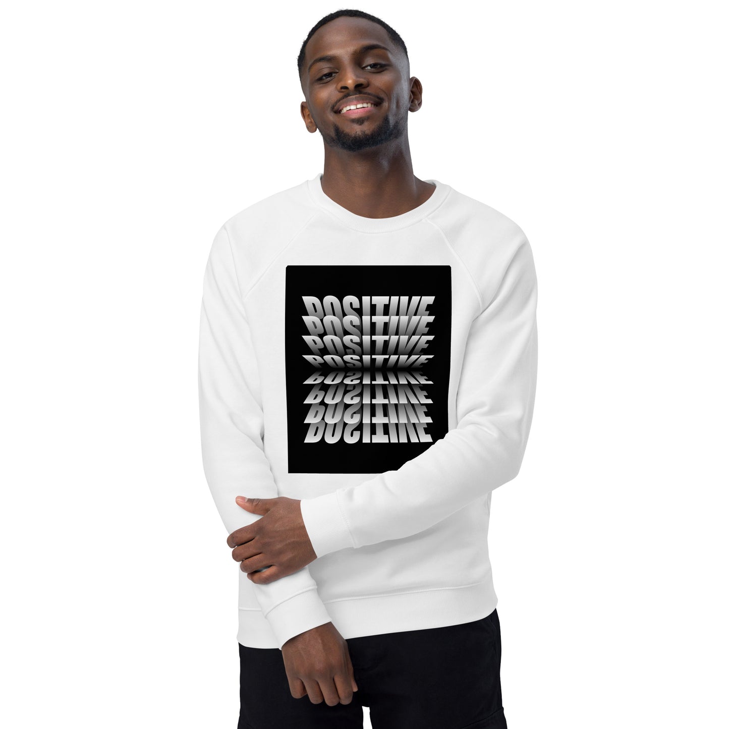 Optimist Oasis sweatshirt (Black and White)