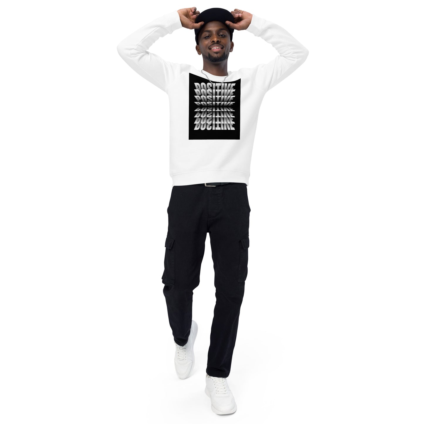 Optimist Oasis sweatshirt (Black and White)